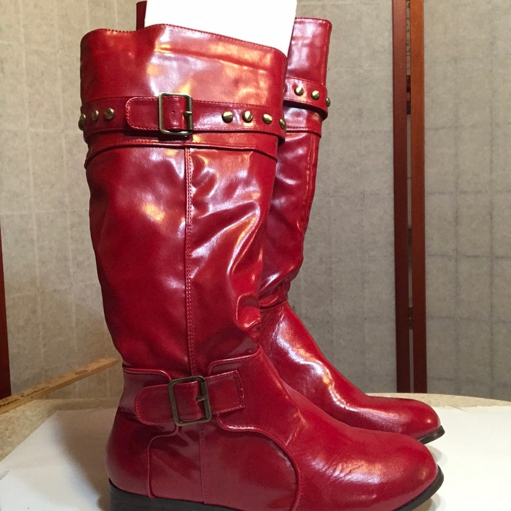 COPY - Red Boots Sz 9.5 W